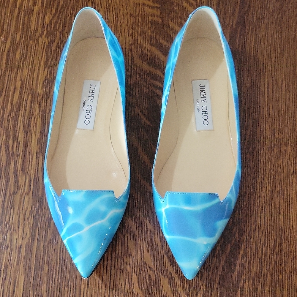 Jimmy Choo Turquoise Women's Flats